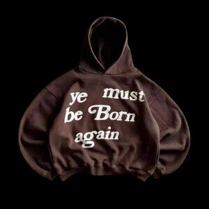 🤎Cactus Plant Flea Market CPFM Ye Must be Born Again Hoodie🤎
